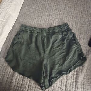 Aerie Dark Green Casual Shorts Size L